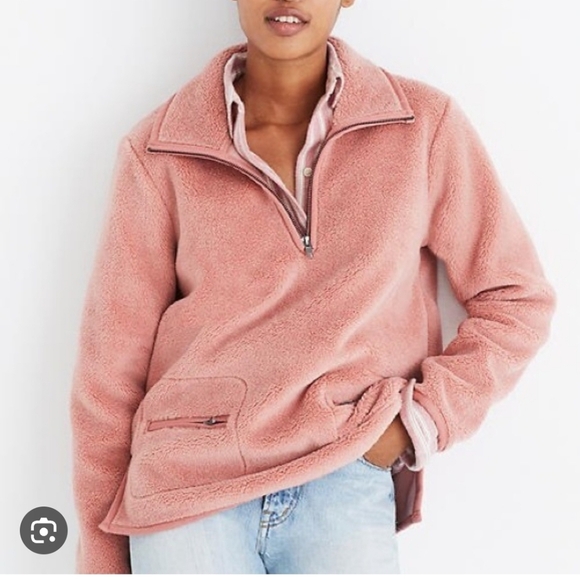 Madewell Tops - Madewell sherpa popover